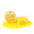 Fluorescent Yellow Chunky Glitter mix 8 ml.