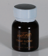 MEHRON umělá divadelní KREV pro obličej a tělo 30ml - tekutá, světlá BRIGHT ARTERIAL