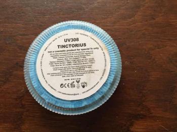 Barva na obličej a tělo UV efekt modr&aacute; Cameleon 32g TINCTORIUS BLUE