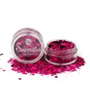 Laser Pink Chunky Glitter mix 8 ml.