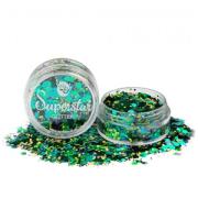 Peacock Chunky Glitter mix 8 ml.