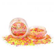 Fluorescent Chunky Glitter mix 8 ml.