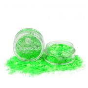 Fluorescent Green Chunky Glitter mix 8 ml.