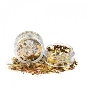 Champagne Chunky Glitter mix 8 ml.